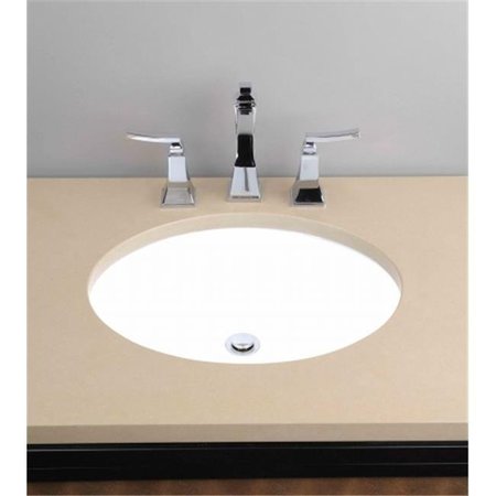 CANTRIO KONCEPTS Cantrio Koncepts PS-104 Vitreous China Oval Bathroom Sink PS-104